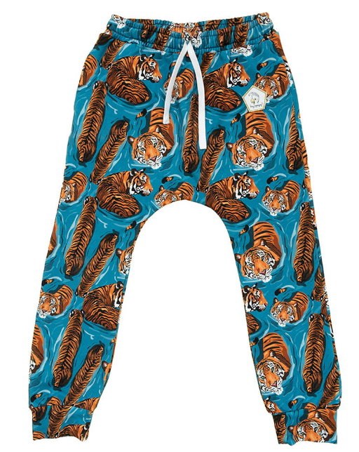 Hey Popinjay, spodnie baggy blue tiger