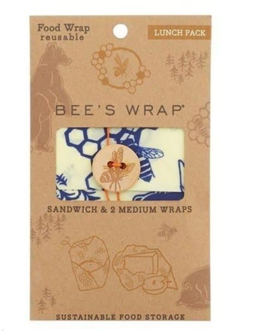 Bee’S Wrap, Woskowana Organiczna Bawełna Do Zawijania 3 szt.