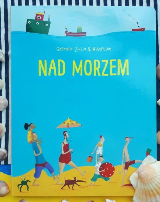 NAD MORZEM – wakacyjna kartonowa książka dla dzieci, bez tekstu
